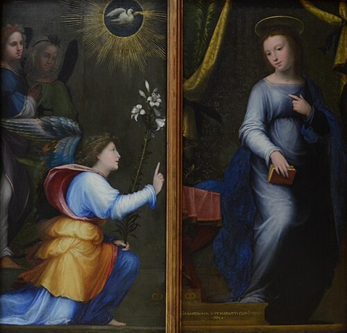 Annonciation, Mariotto Albertinelli (1511)