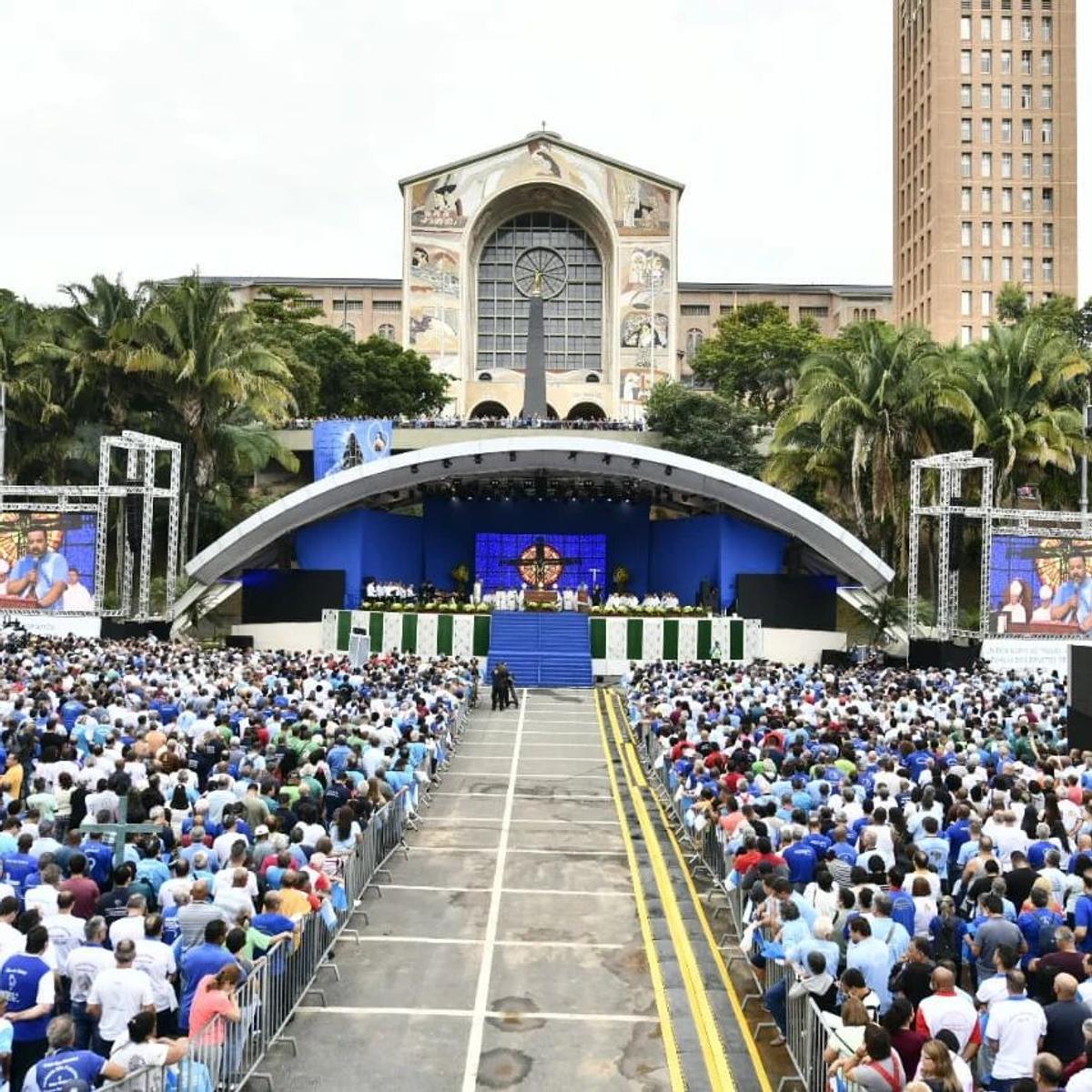Pèlerinage du Rosaire des hommes, Notre Dame d'Aparecida, février 2023.