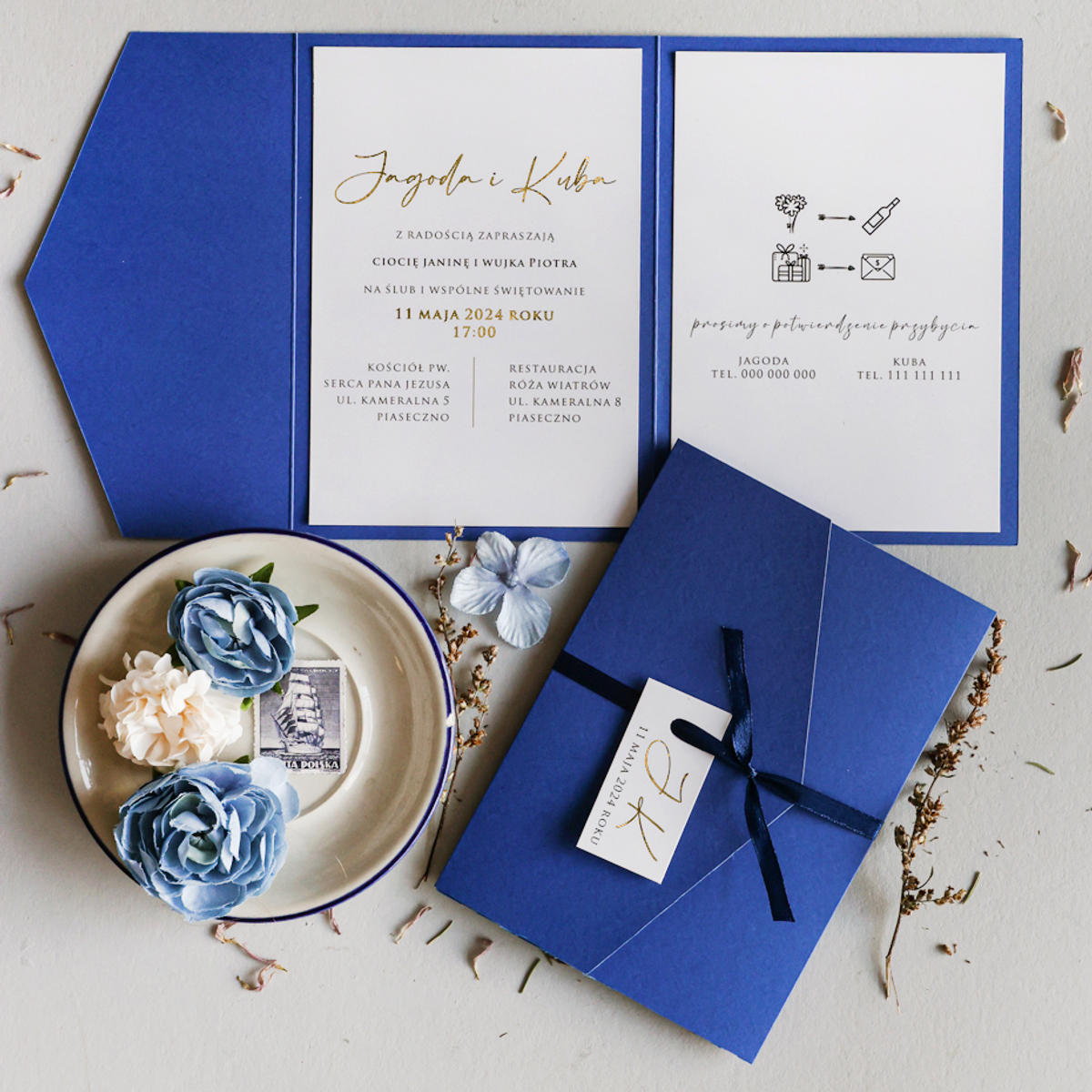 Zaproszenia od Amelia-Wedding.pl