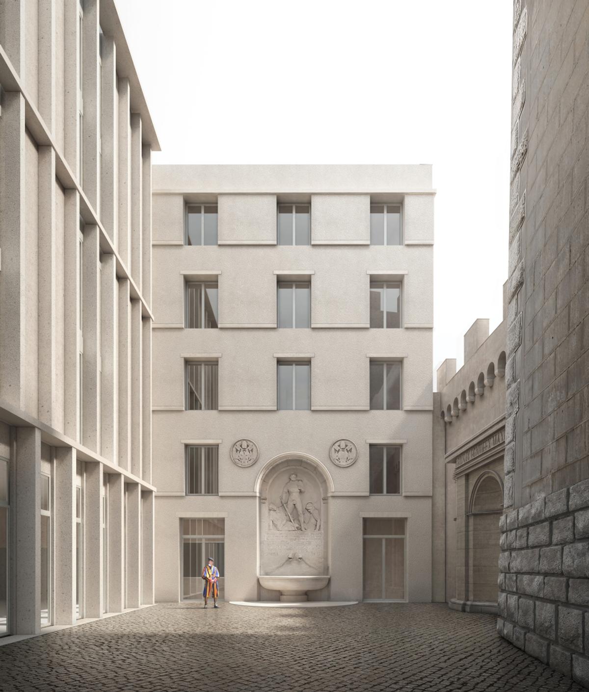 PROJET DE CASERNE GARDES SUISSES AU VATICAN