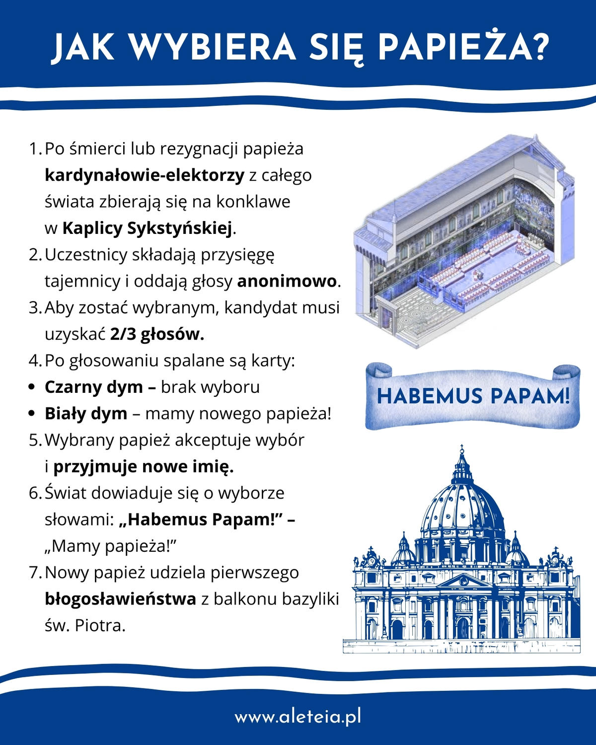 Jak wybiera się papieża?