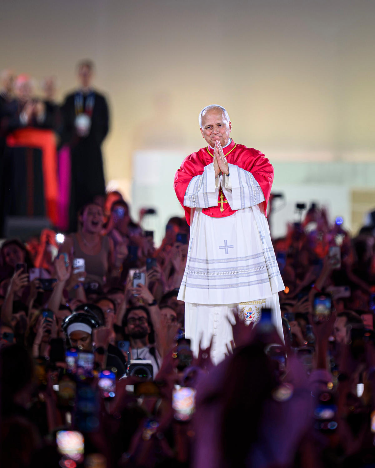 pope-leo-xiv-prayer-vigil-french-saints-at-stade-de-france