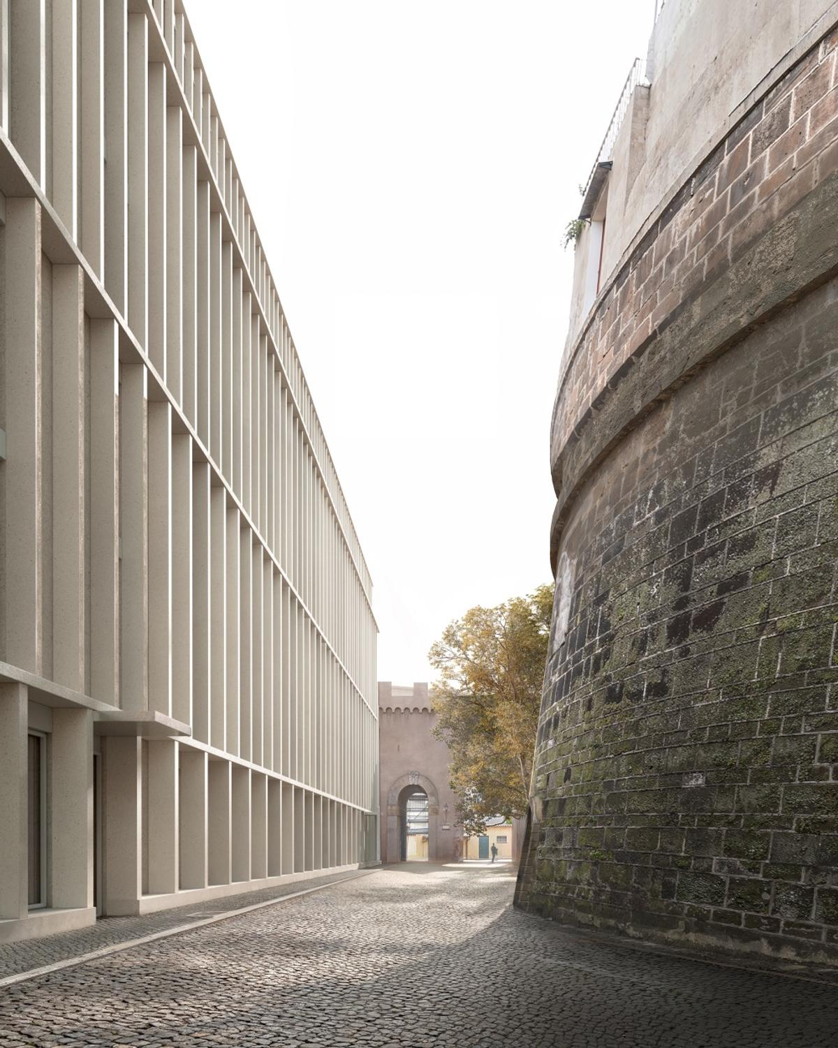 PROJET DE CASERNE GARDES SUISSES AU VATICAN
