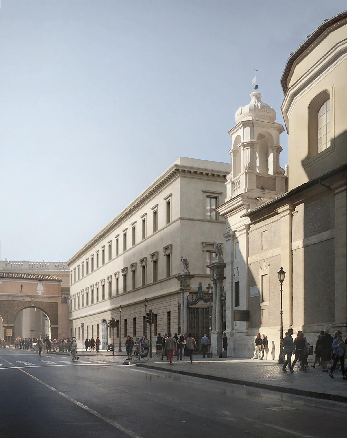 PROJET DE CASERNE GARDES SUISSES AU VATICAN