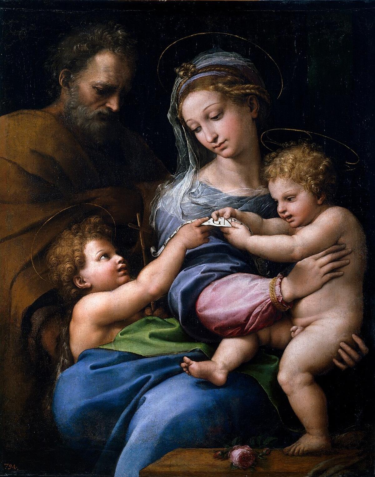 Madonna of the Roses, by Raffaello Santi