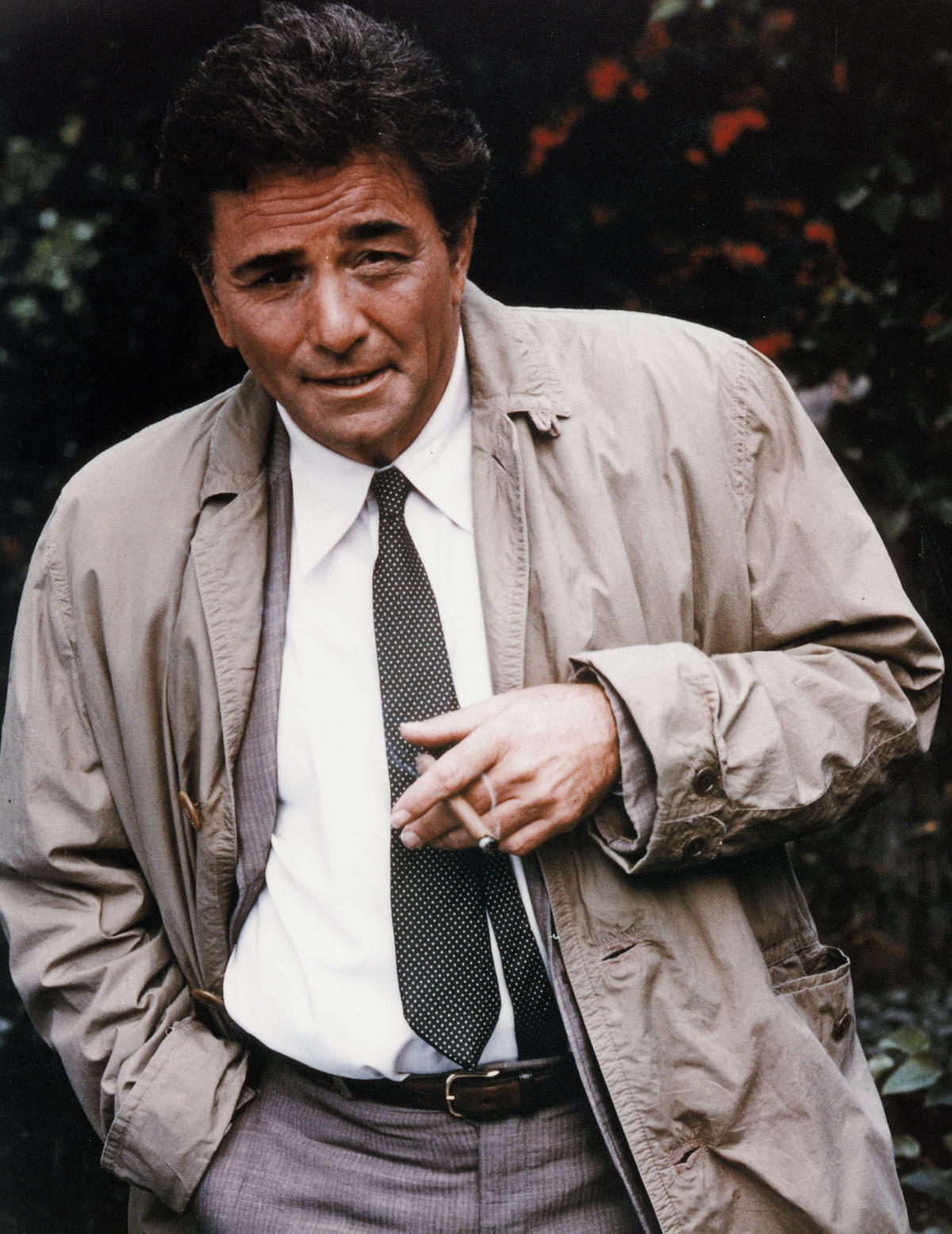 Peter Falk jako porucznik Columbo