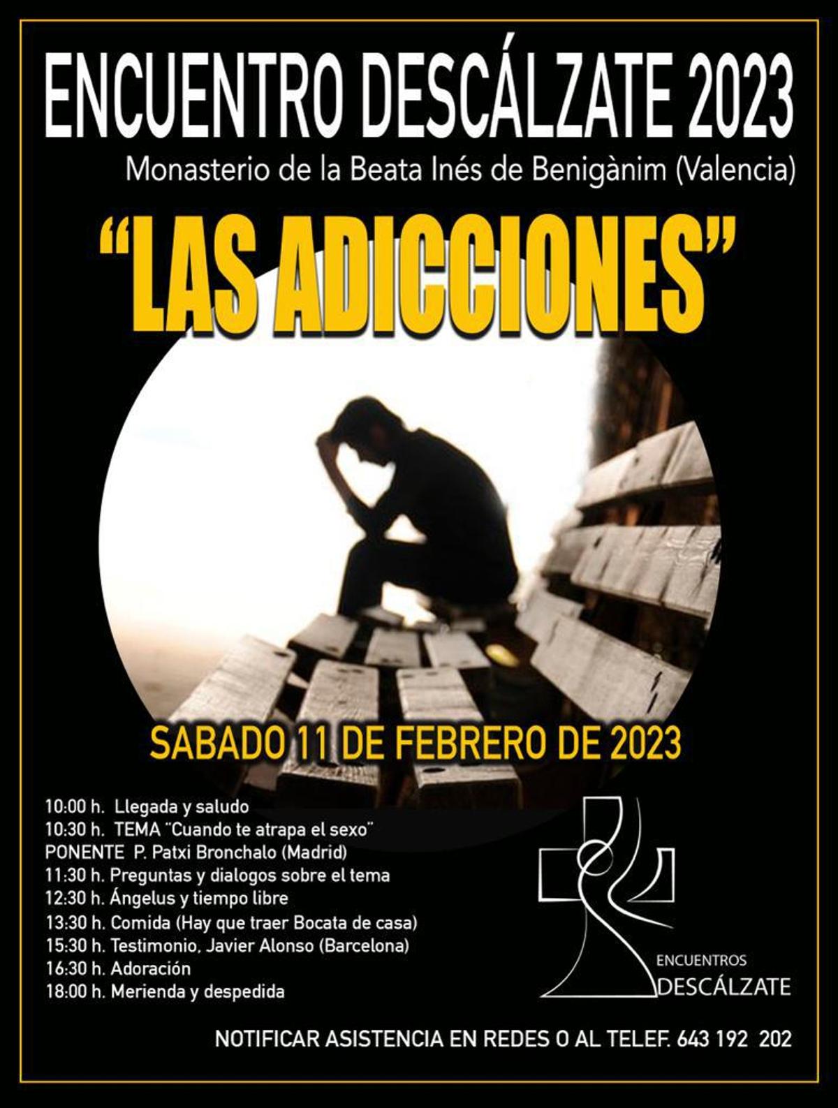 Cartel del encuentro Descálzate