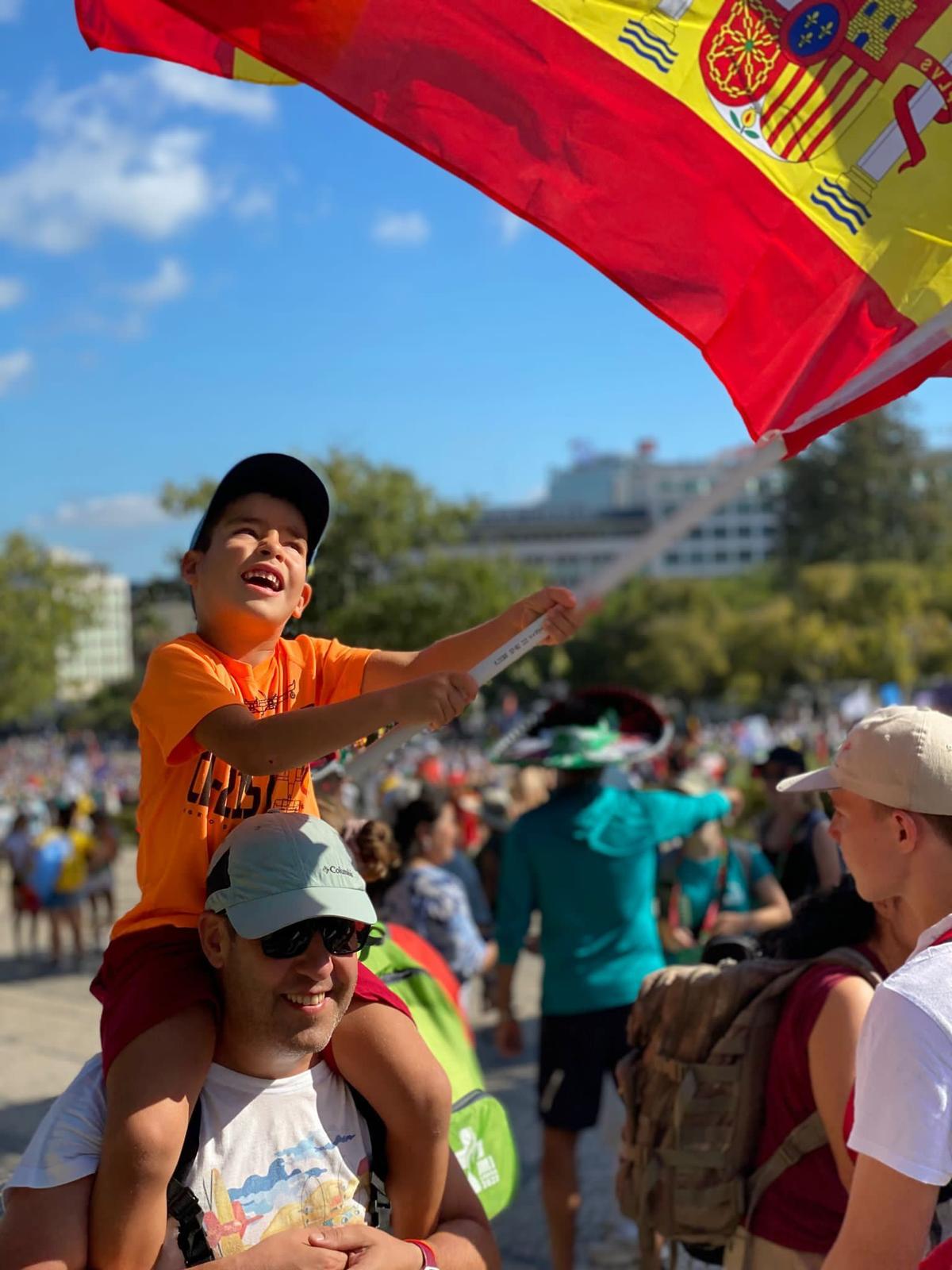 Familia española peregrina a JMJ