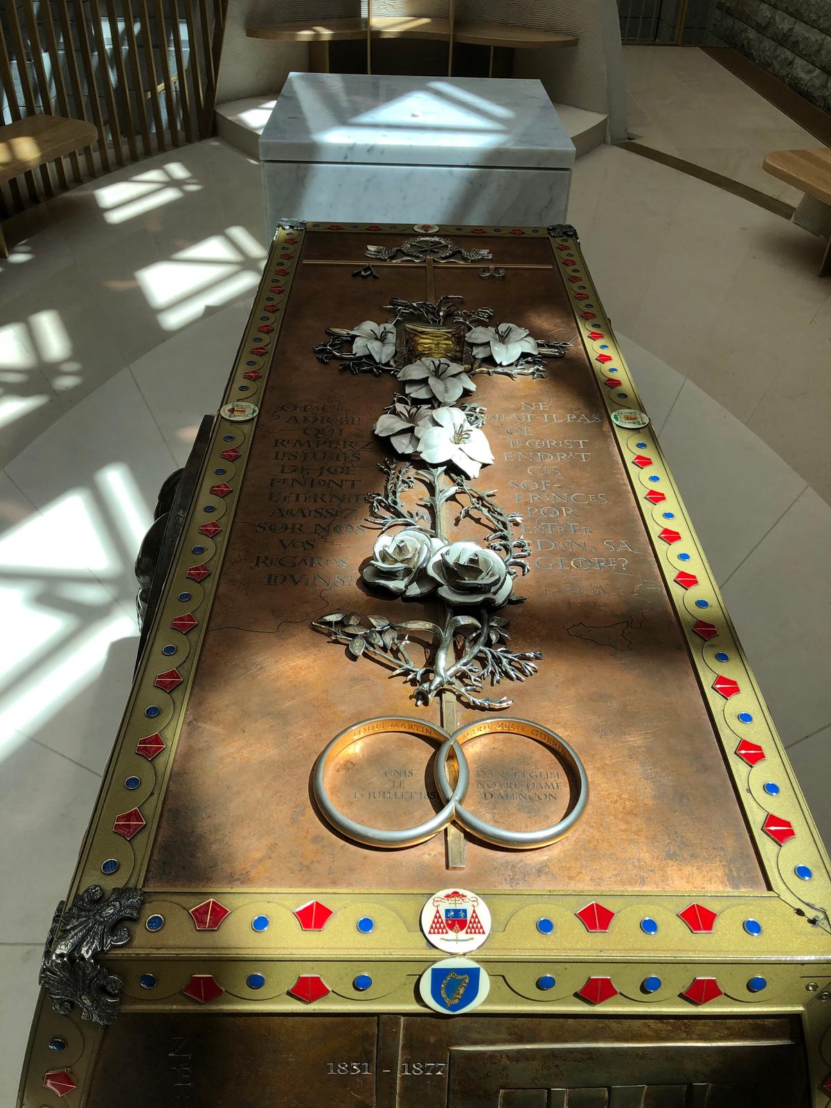 Tomb Louis Zelie basilica Lisieux