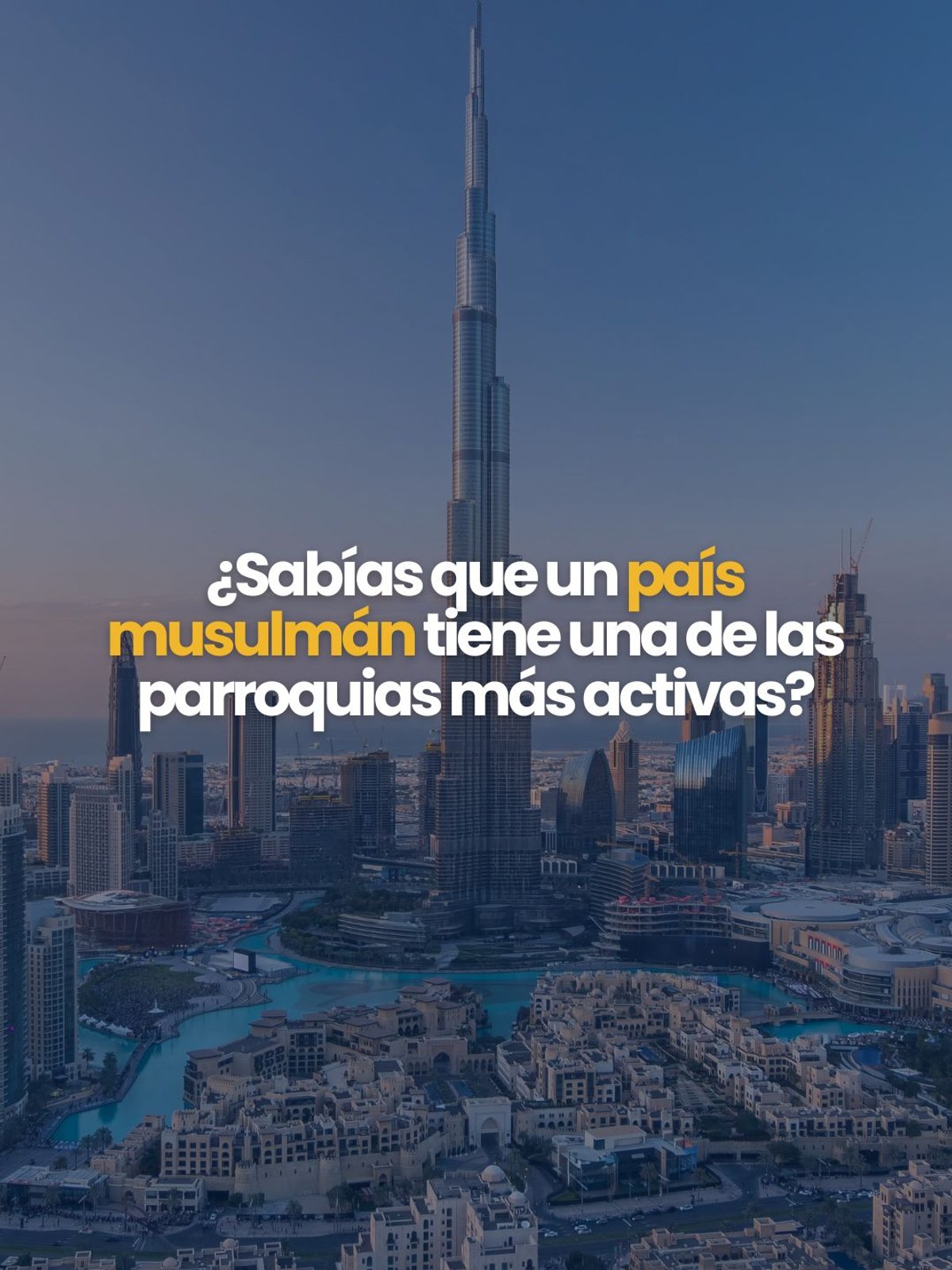 (VIDEO) ¿Sabías que un país musulmán tiene una de las parroquias más activas?