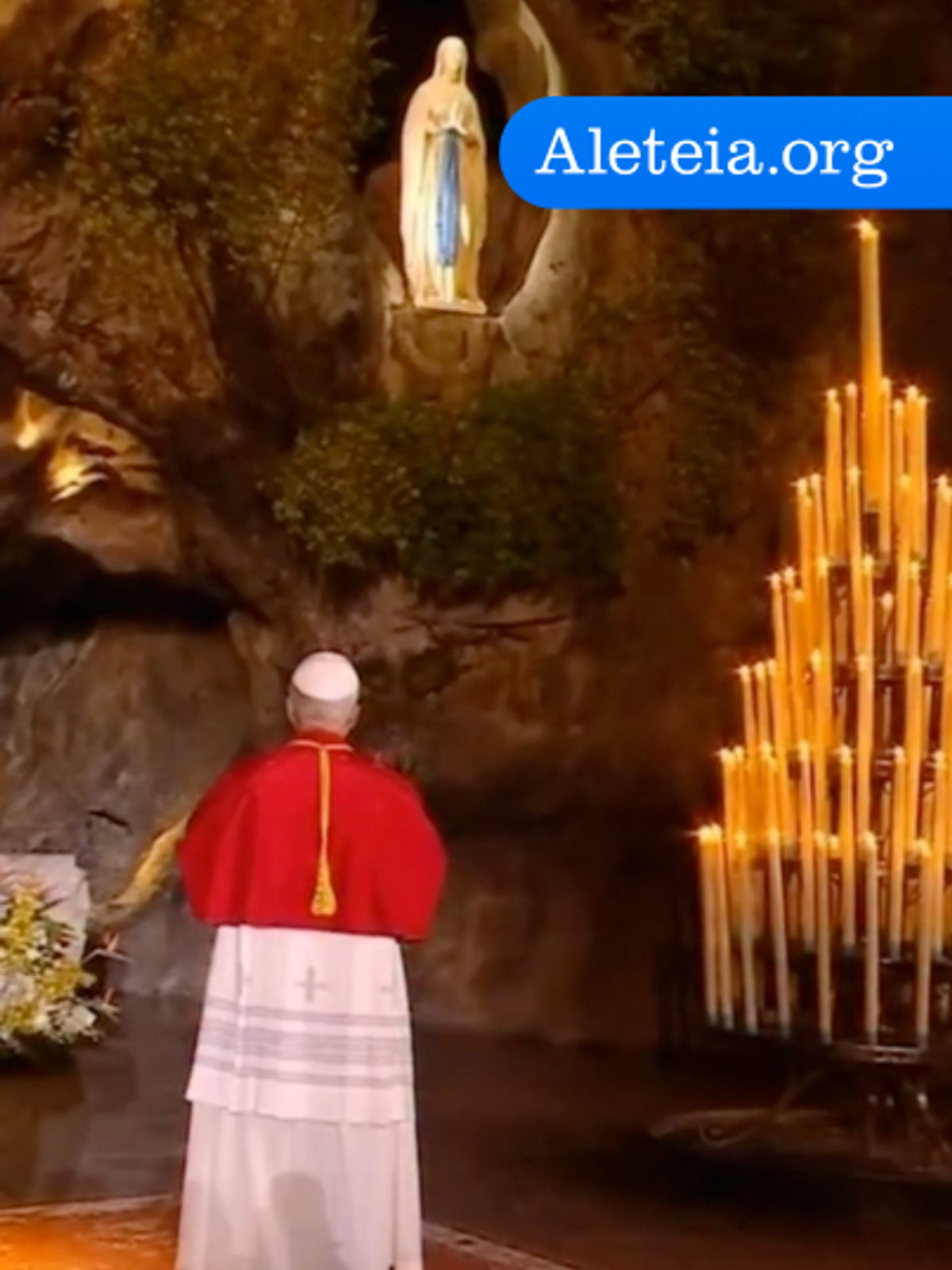 The Pope in Lourdes