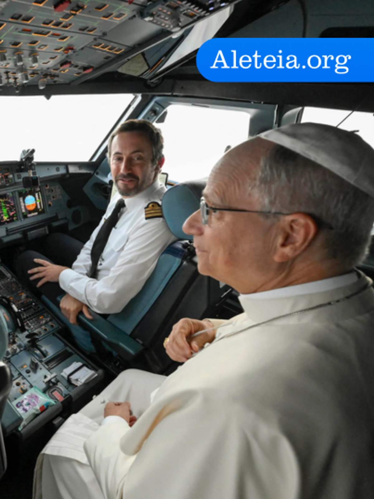 Pope Flies The Plane
