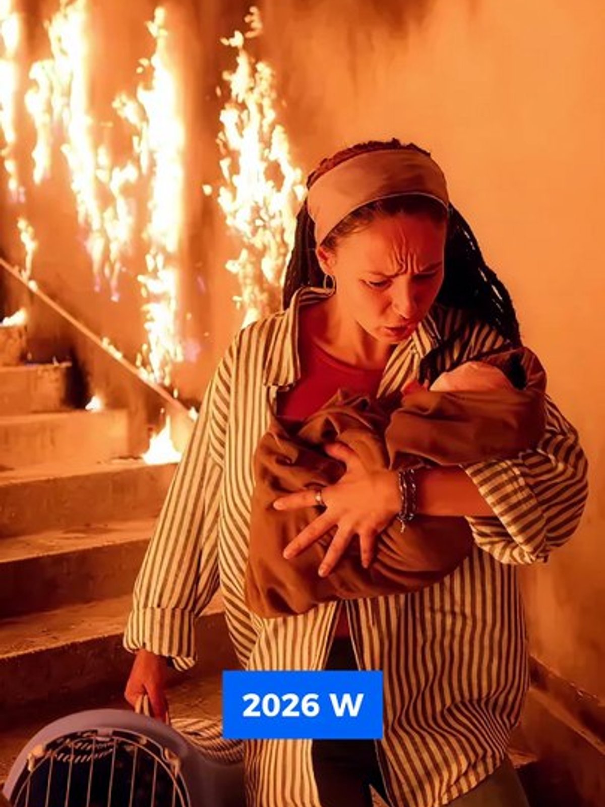 Była już na zewnątrz. Uratowana. Ale kiedy zorientowała się, że w płonącym domu została jej mała córka… zawróciła.
