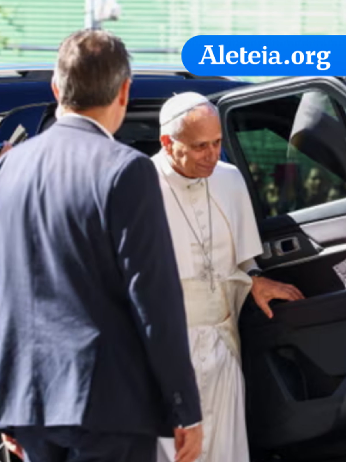 Pope Leo at Hospital