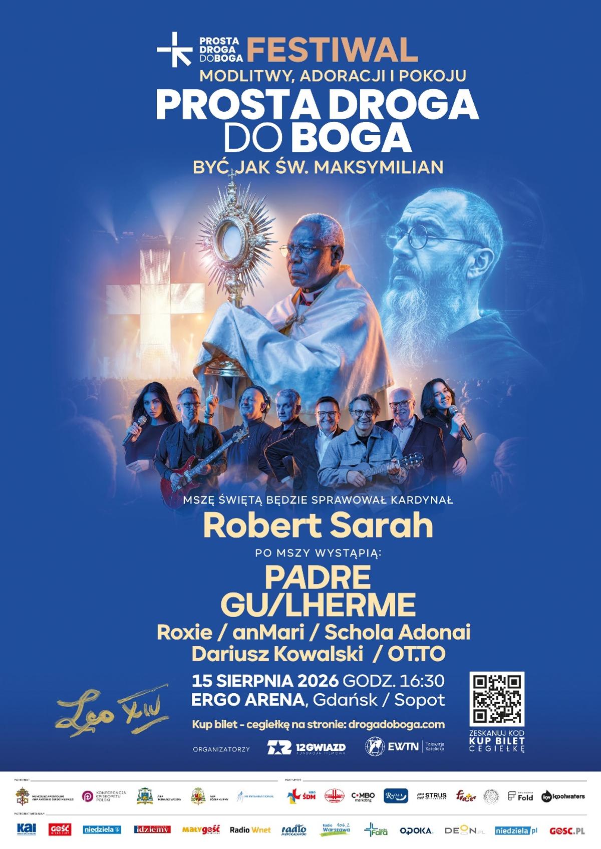 Plakat festiwalu Prosta droga do Boga