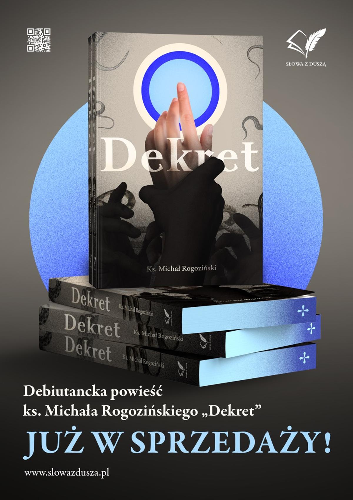 Plakat książki Dekret