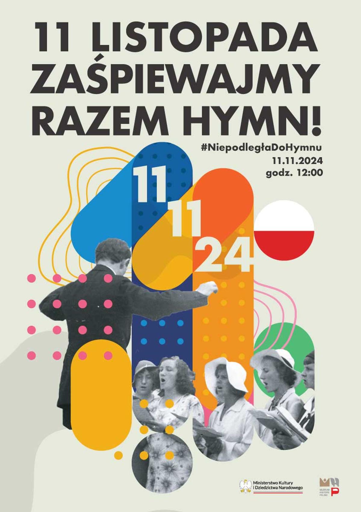Plakat Niepodległa do Hymnu 2024