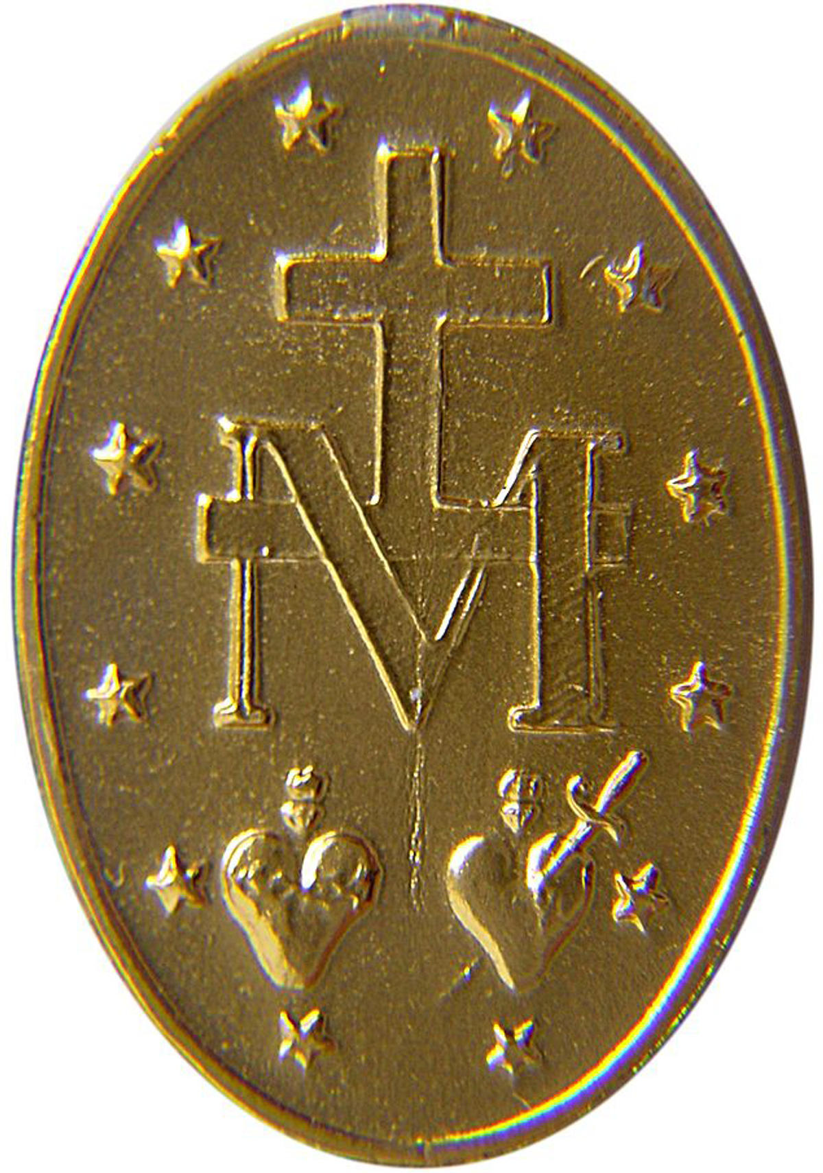 MIRACULOUS MEDAL REVERSE SIDE