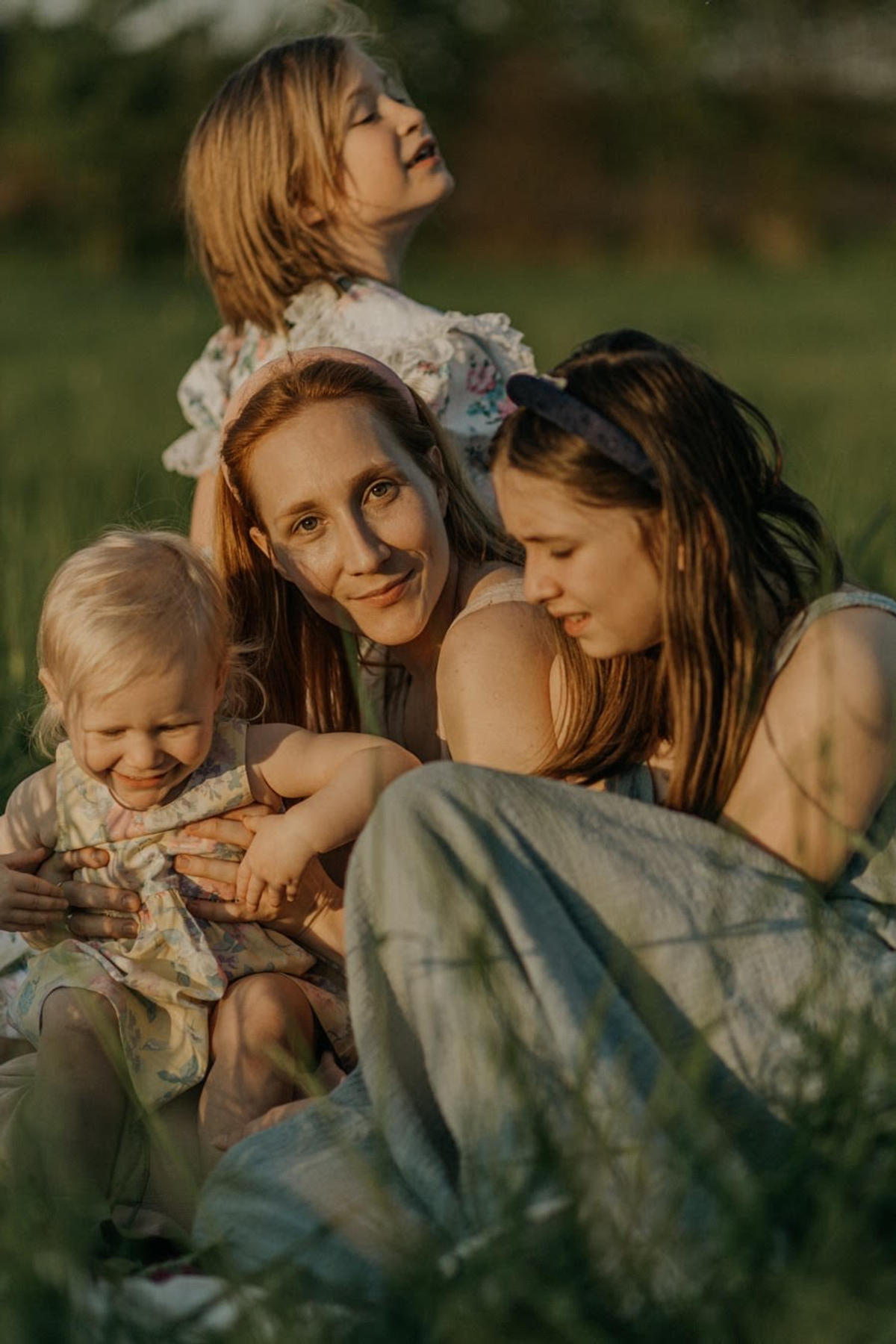Pauka Chmielewska z rodziną