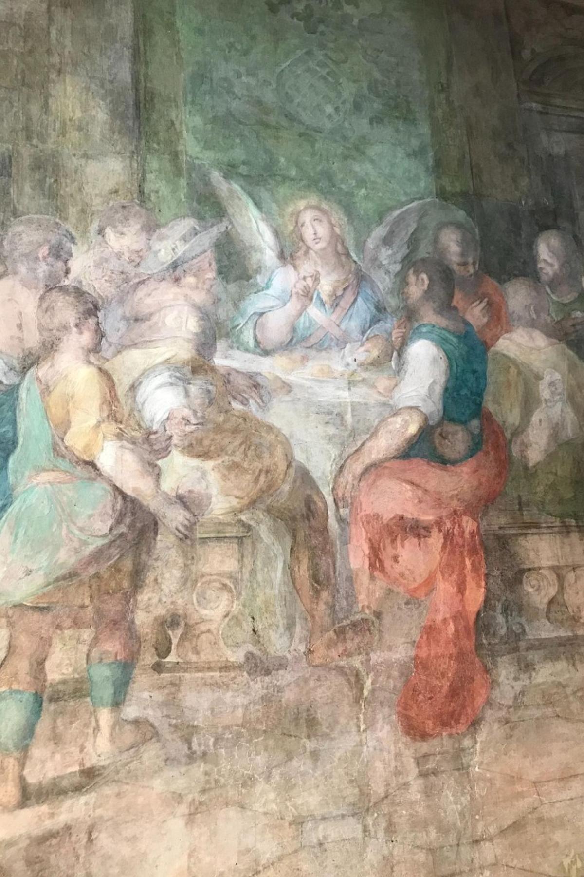 FRESQUE-TABLE-DU-CHRSIT-GREGOIRE-ROME