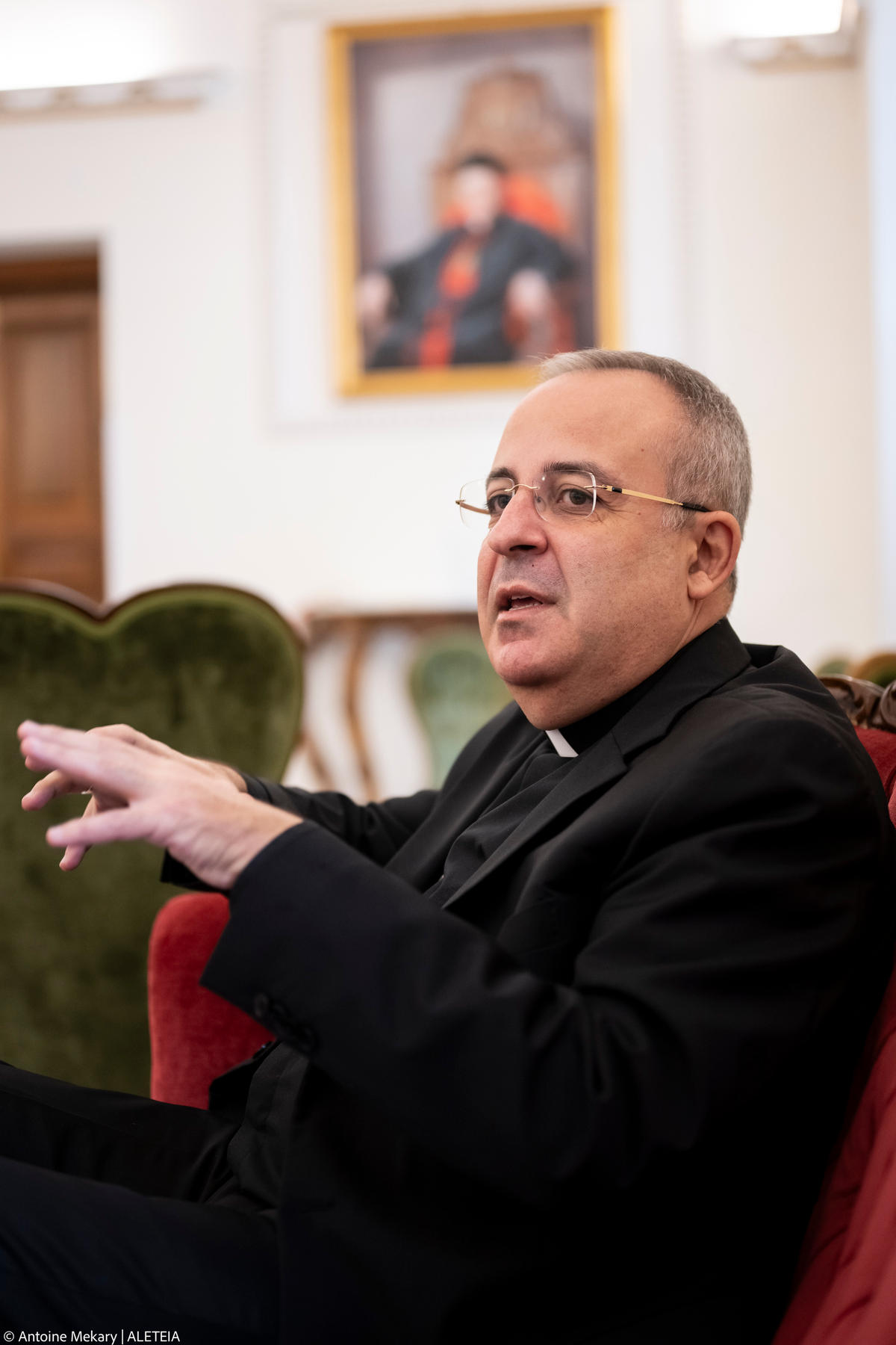 Bishop Rafiq Alwarsha Patriarchal Vicar to the Holy See in Rome, and President of the Pontifical Maronite Institute in Rome