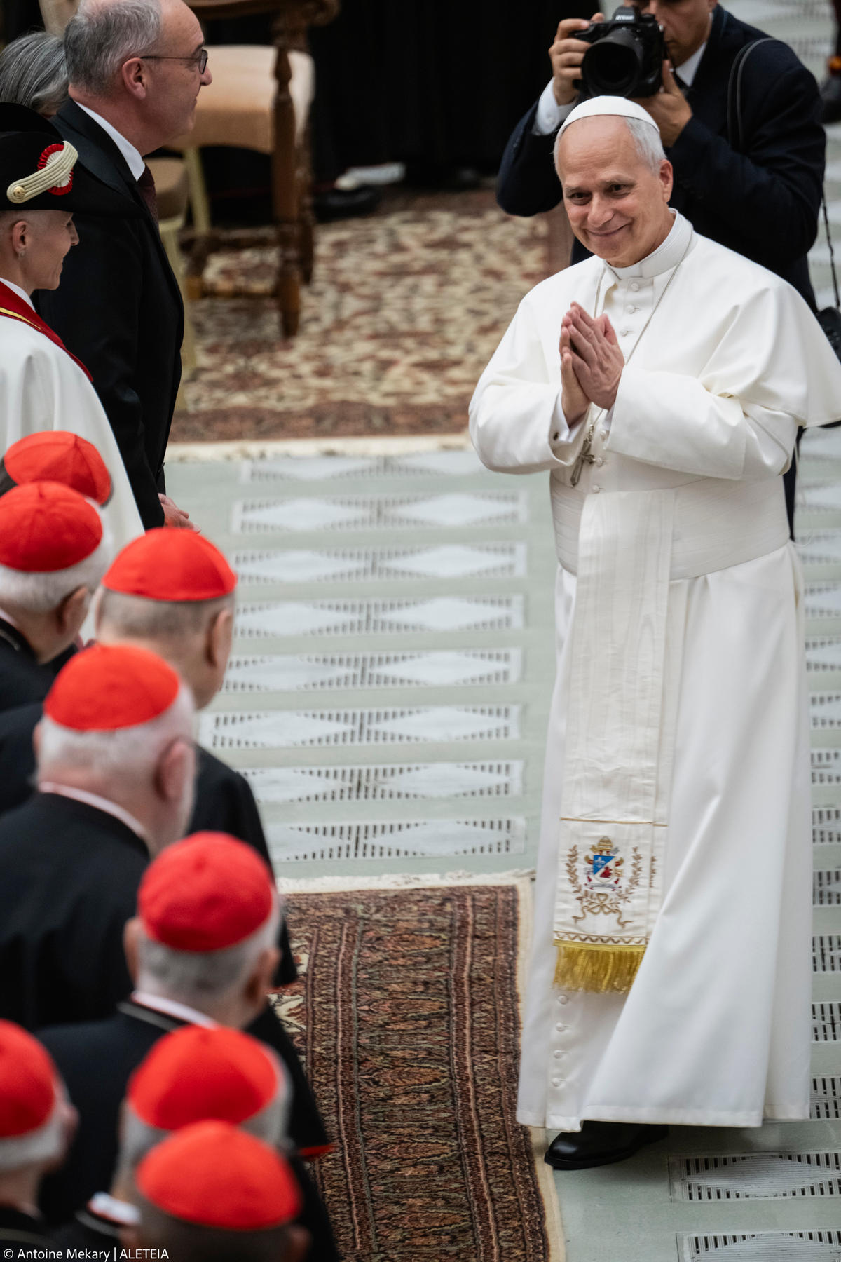 pope-leo-xiv-swearing-in ceremony-swiss-guard-vatican-may-6-2026