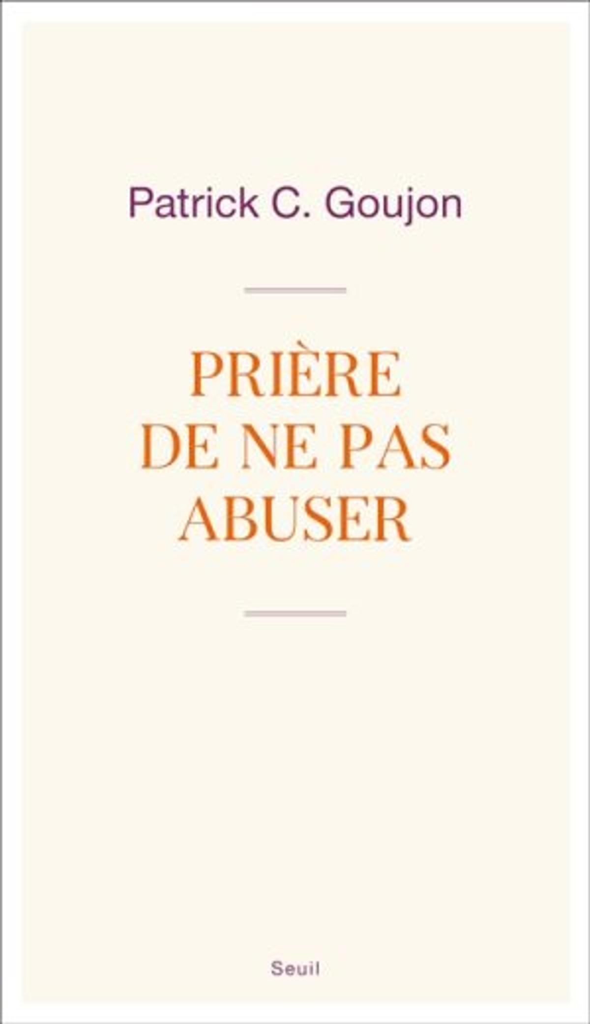 prière de ne pas abuser