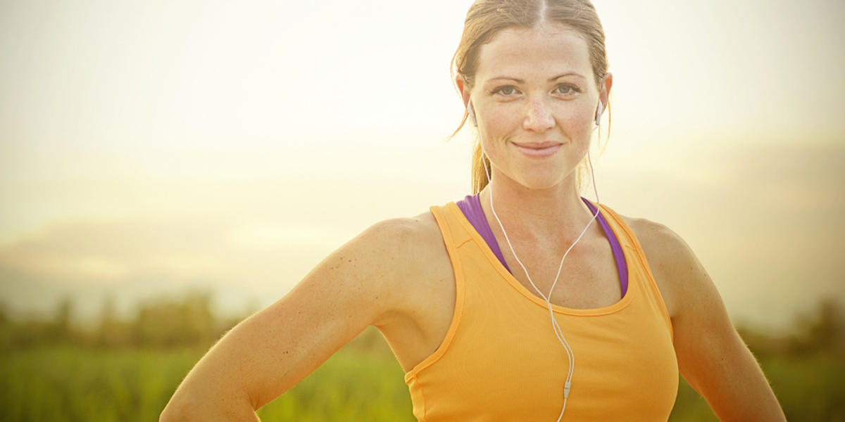 WOMAN RUNNING