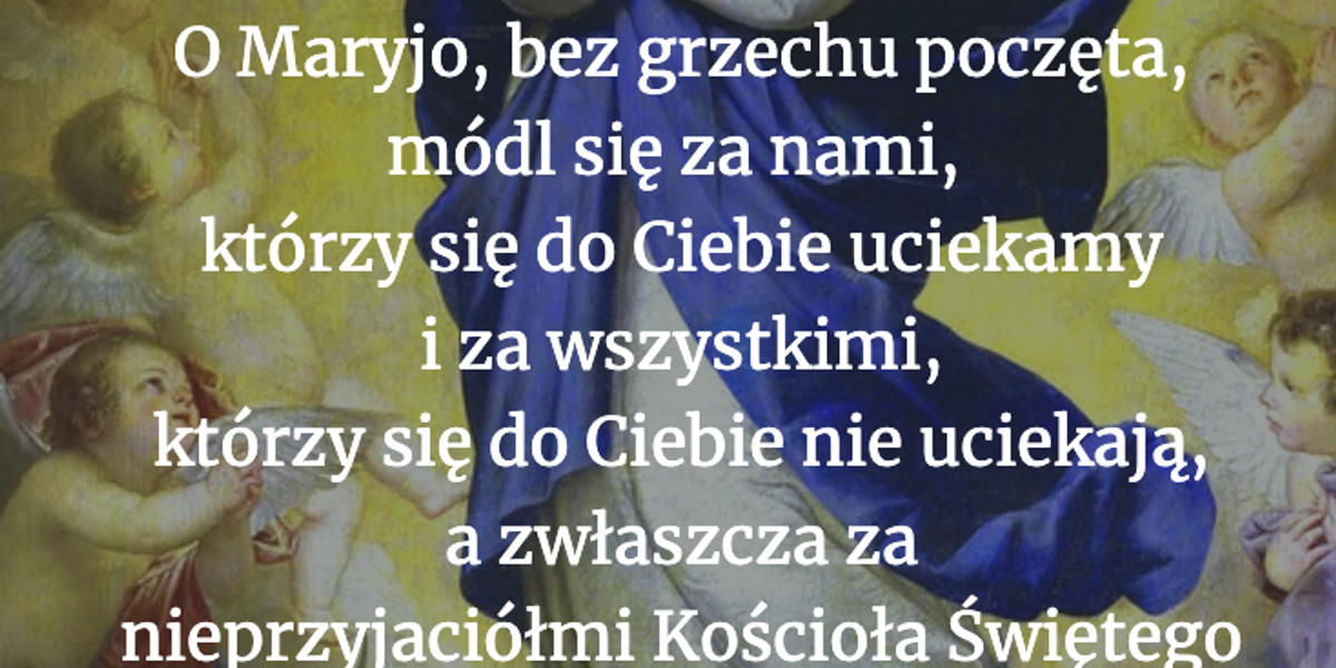 Modlitwa dla ciebie na dziś [8 września]