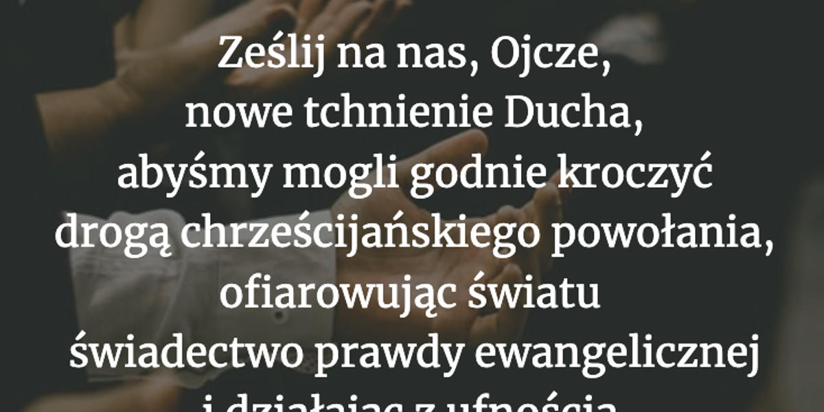 Modlitwa dla ciebie na dziś [16 września]