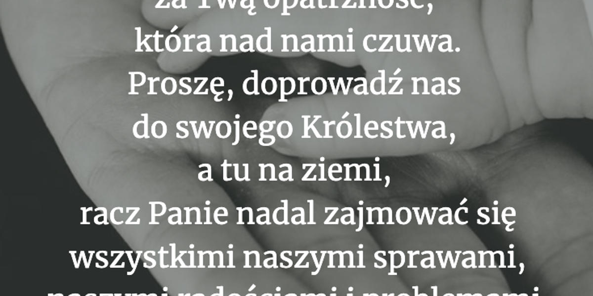 Modlitwa dla ciebie na dziś [13 września]