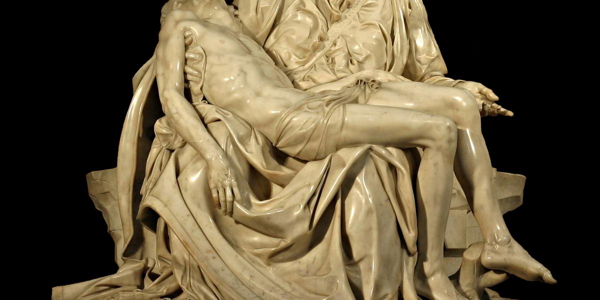 CROPPED MICHELANGELO PIETA