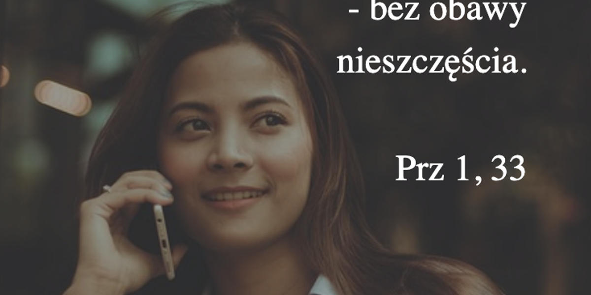 Cytat z Biblii dla ciebie na dziś [23 czerwca]