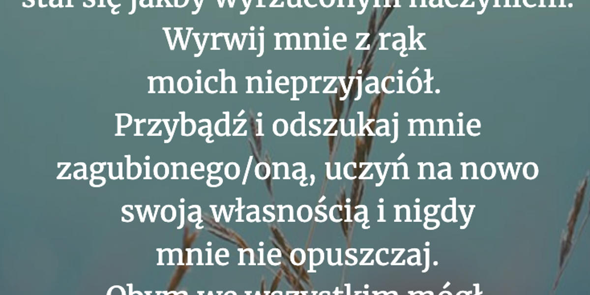 Modlitwa dla ciebie od Aletei na dziś [7 maja]