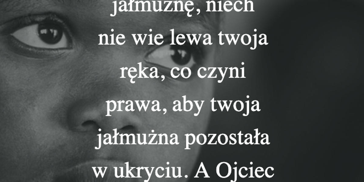 Cytat z Biblii dla ciebie na dziś [14 sierpnia]