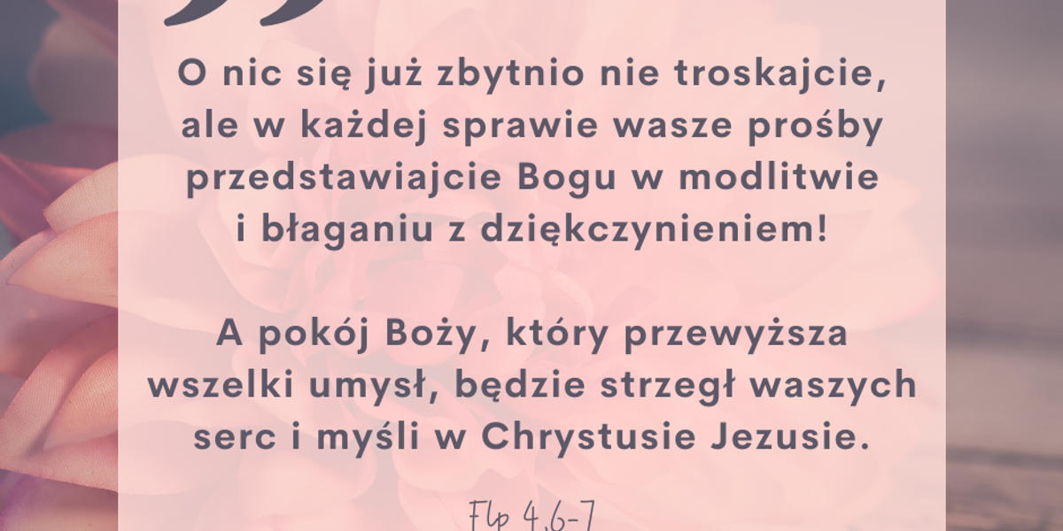 Cytat z Biblii dla ciebie na dziś [3 marca]