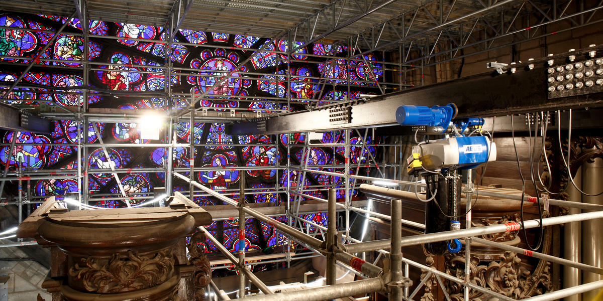 Le chantier de restauration de Notre-Dame