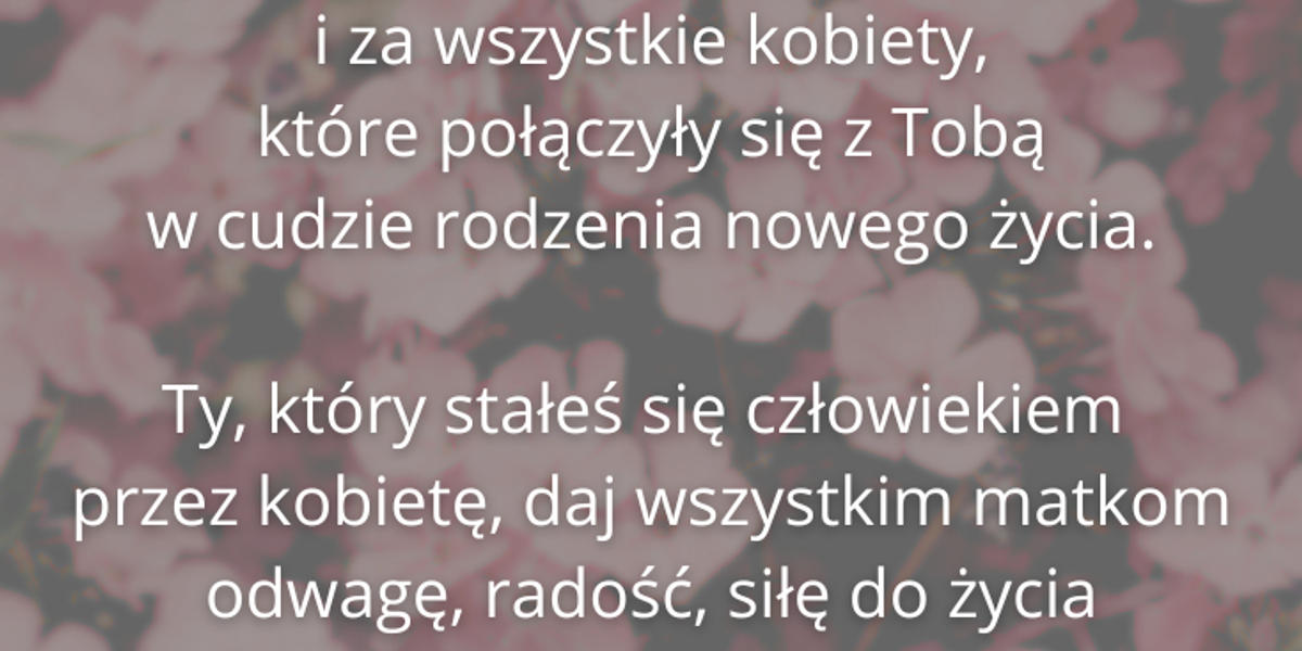 Modlitwa dla ciebie na dziś [26 maja]