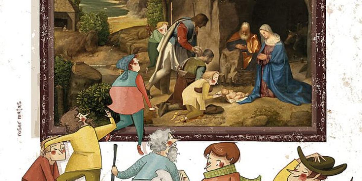 Exposición de felicitaciones de Navidad en UIC Barcelona