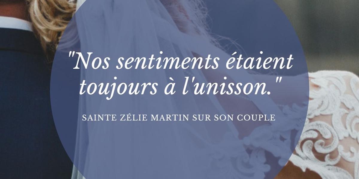 Douze pensées des couples saints sur l’amour conjugal