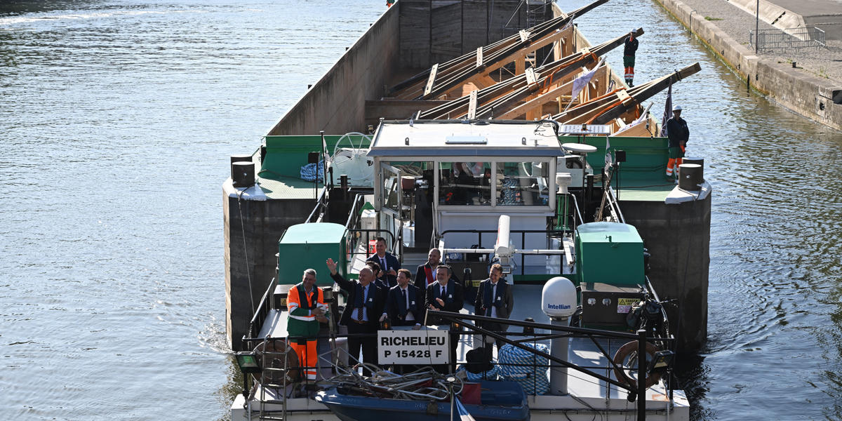 [EN IMAGES] La charpente de Notre-Dame prend forme sous les yeux des Parisiens