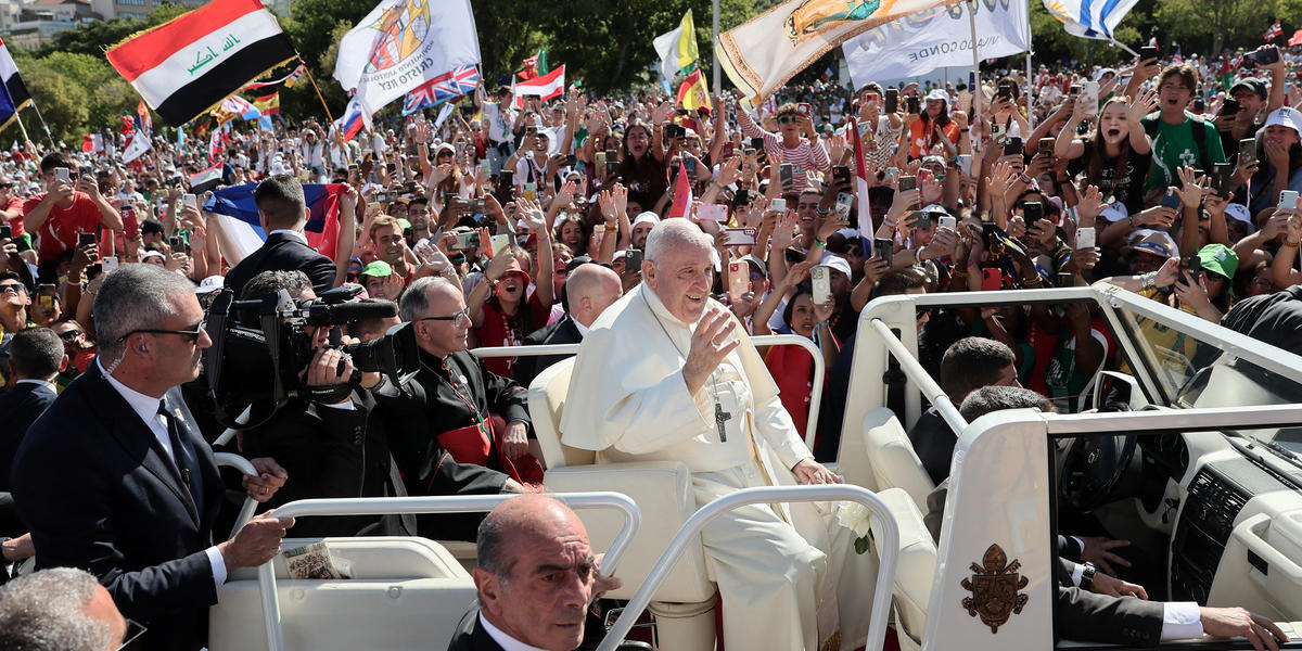 Primeras imágenes de la ceremonia de bienvenida de la JMJ