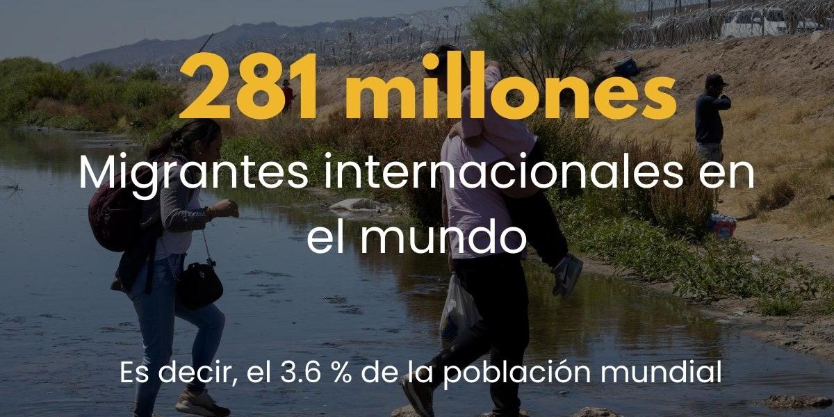 Cifras de migración en México y Estados Unidos