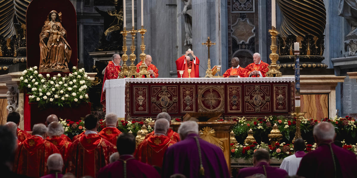 Misa por la elección del romano Pontífice en San Pedro