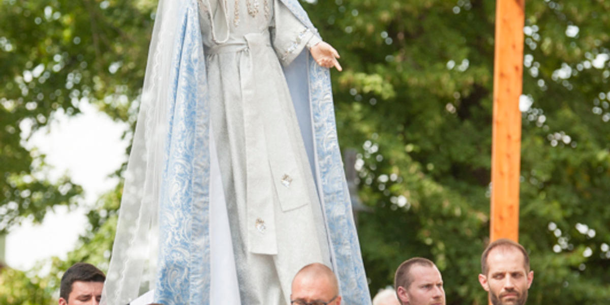 [GALERIA] Procesja maryjna w Kalwarii Pacławskiej