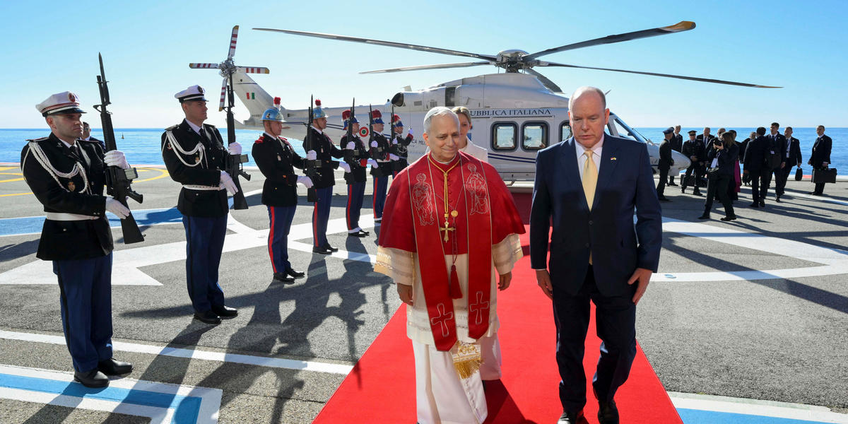 (Slideshow) Pope Leo in Monaco I
