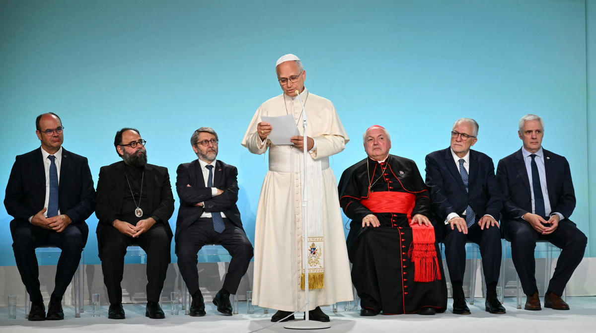 pope-leo-xiv-delivers-speech-interfaith-meeting-robert-schuman-conference-centre-metz-france-september-28-2026