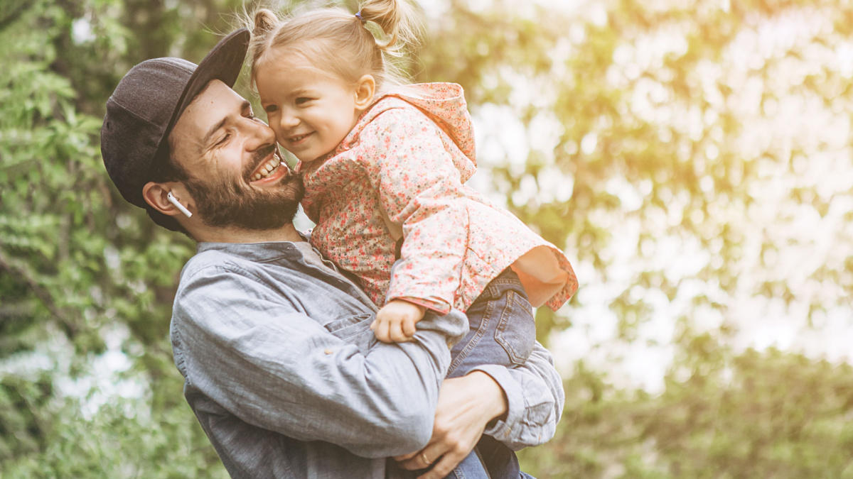 AirPods father daughter Shutterstock