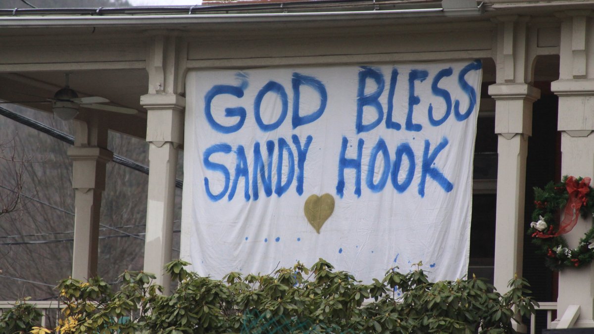 Sign in Newtown, Connecticut