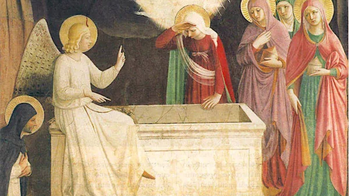 Resurrección, ángeles